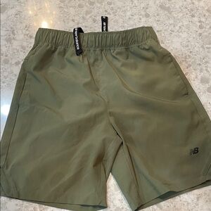 New Balance Kid’s Olive Athletic Shorts